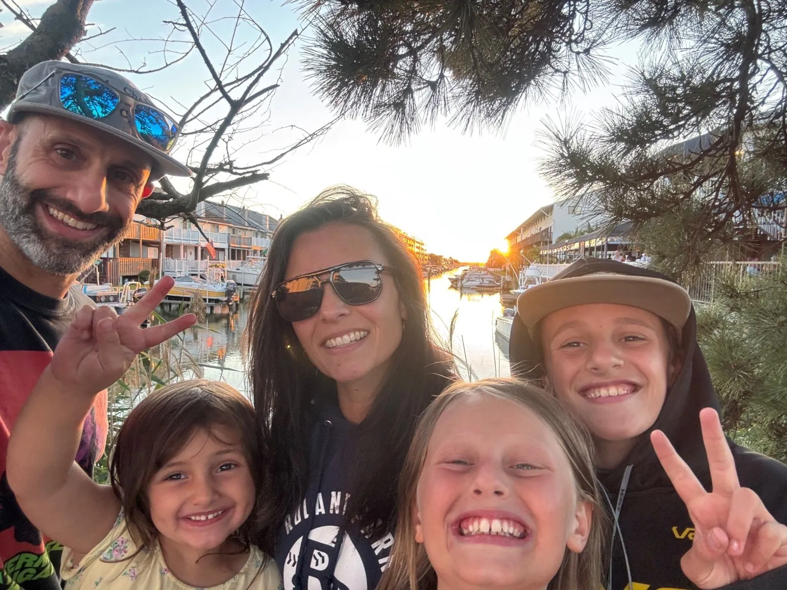 Eric and Becki Landers with their three children
