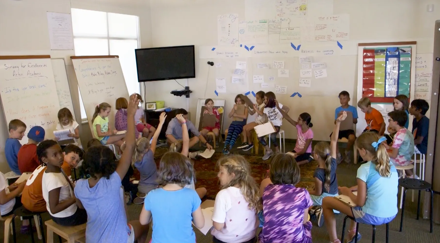 A tightly bound community where peers hold one another to shared standards.