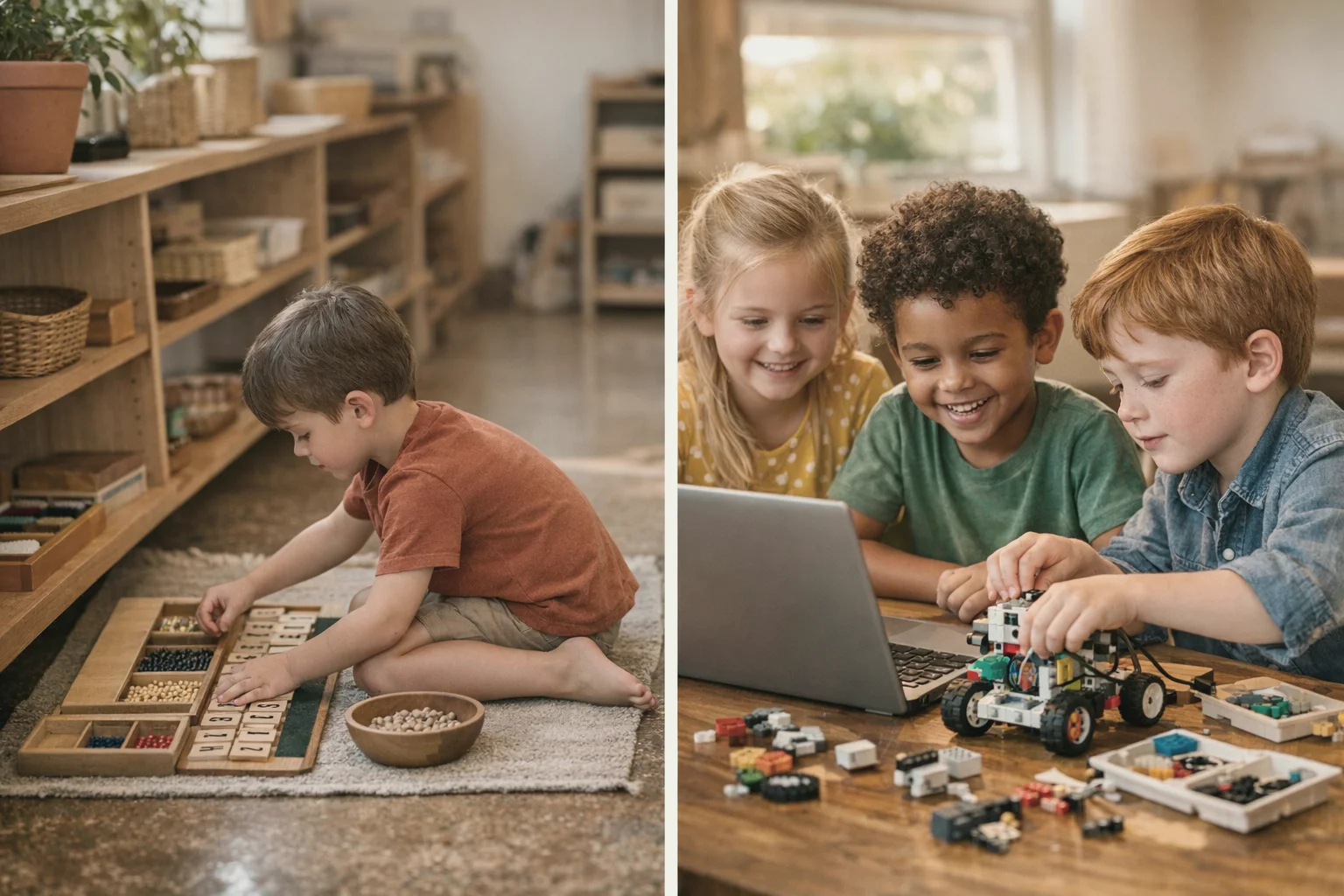 Acton Academy vs Montessori School: Similarities, Differences, and How to Choose
